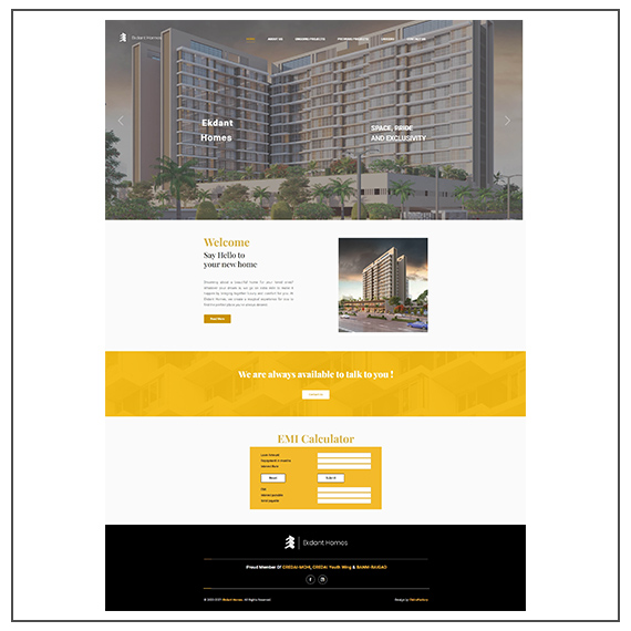 Ekdant Homes | Portfolio | ChitraFactory: Branding Agency in Panvel